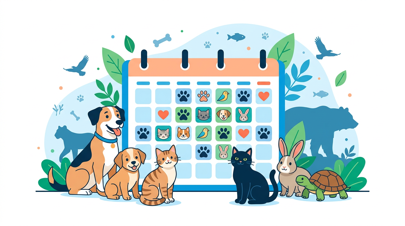 Calendario de animales